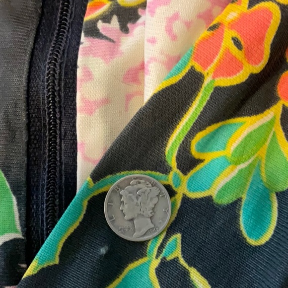 Vintage 70s floral maxi dress with ruffled angel sleeves - Picture 7 of 7